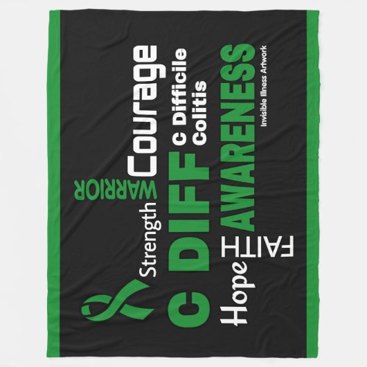 Wörter... C Diff Fleecedecke (Vorderseite)