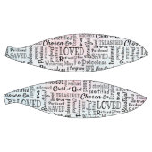 Wörter der Affirmation Word Art Basketball (Panele)