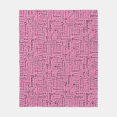 Wörter der Affirmation Word Art Fleecedecke (Vorderseite)