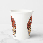 Wörter der Kaffeezeitkalligraphie Pappbecher (Rechts)