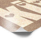 Wörter der Küche Fotodruck (Ecke)