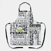 Wörter der Pessach-Matzah-Schürze Schürze (Vorderseite)