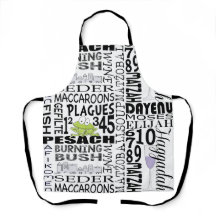 Wörter der Pessach-Matzah-Schürze