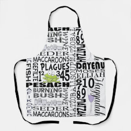 Wörter der Pessach-Matzah-Schürze Schürze