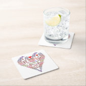 Wörter der Untersetzer des Herzplatzes (Vor Ort)