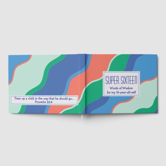 Wörter der Weisheit SUPER SIXTEEN 16 Gästebuch (Voll)