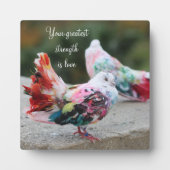 Wörter der Weisheit Tabletop Plaque mit Easel Fotoplatte (Vorderseite)