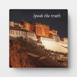 Wörter der Weisheit Tabletop Plaque mit Easel Fotoplatte