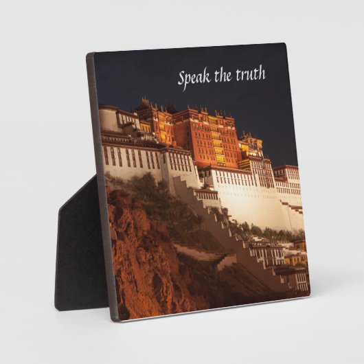 Wörter der Weisheit Tabletop Plaque mit Easel Fotoplatte (Vorderseite)