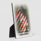 Wörter der Weisheit Tabletop Plaque mit Easel Fotoplatte (Seite)