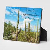 Wörter der Weisheit Tabletop Plaque mit Easel Fotoplatte (Seite)