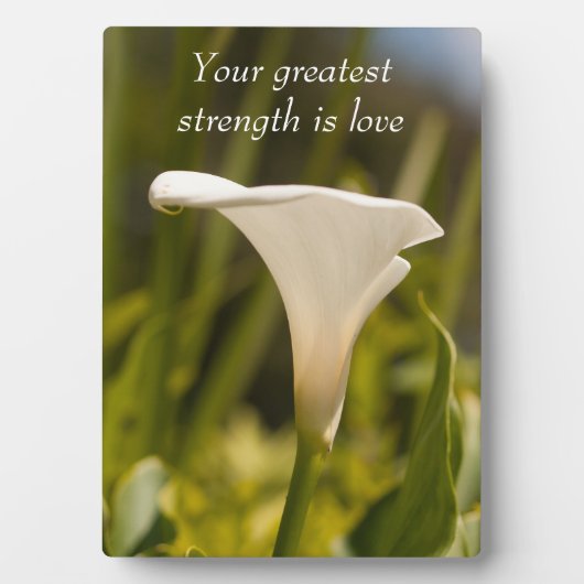 Wörter der Weisheit Tabletop Plaque mit Easel Fotoplatte (Vorderseite)