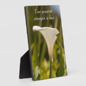 Wörter der Weisheit Tabletop Plaque mit Easel Fotoplatte (Seite)