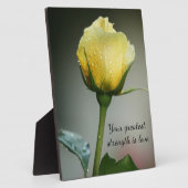 Wörter der Weisheit Tabletop Plaque mit Easel Fotoplatte (Seite)