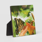 Wörter der Weisheit Tabletop Plaque mit Easel Fotoplatte (Vorderseite)