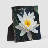 Wörter der Weisheit Tabletop Plaque mit Easel Fotoplatte (Vorderseite)