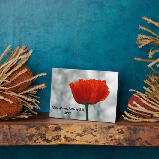 Wörter der Weisheit Tabletop Plaque mit Easel Fotoplatte (Seite)