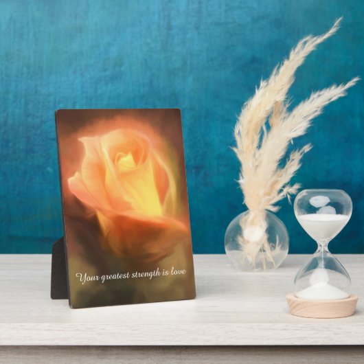 Wörter der Weisheit Tabletop Plaque mit Easel Fotoplatte (Seite)