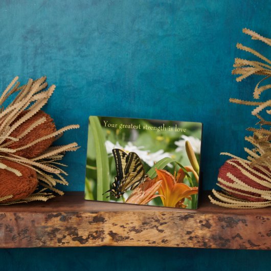 Wörter der Weisheit Tabletop Plaque mit Easel Fotoplatte (Seite)