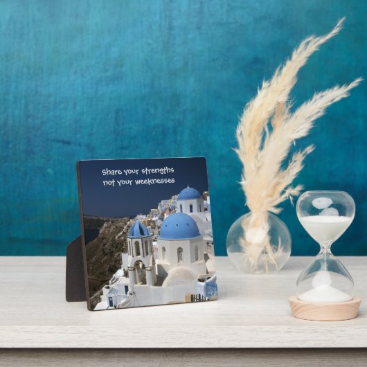 Wörter der Weisheit Tabletop Plaque mit Easel Fotoplatte (InSitu)