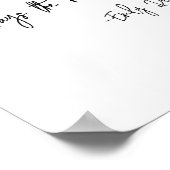 Wörter des Buchziels für Literaturautoren Poster (Ecke)