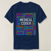 Wörter des medizinischen Coder T-Shirt (Design vorne)