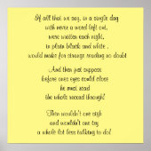 WÖRTER DES WISDOM-Posters Poster (Vorne)