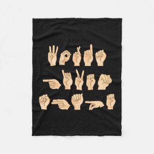 Wörter, die als amerikanische Gebildsprache überse Fleecedecke