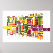 Wörter, die anstelle des genannten Klassenzimmers  Poster (Vorne)