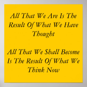 Wörter, die durch das Meditaton-Poster zu leben si Poster