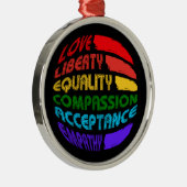 Wörter, die rund leben sollen ornament aus metall (Rechts)