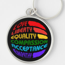 Wörter, die rund leben sollen schlüsselanhänger