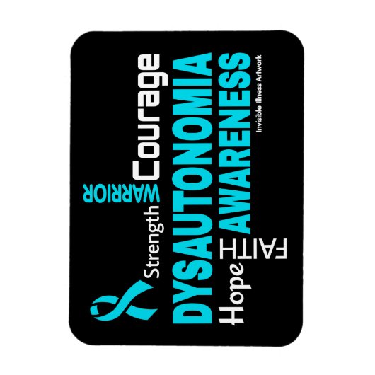Wörter... Dysautonomie Magnet (Vertikal)