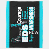 Wörter...EDS Fleecedecke (Vorderseite)