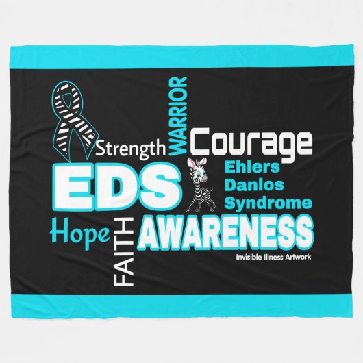 Wörter...EDS Fleecedecke (Vorderseite (Horizontal))