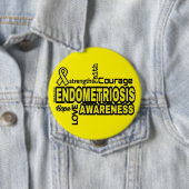 Wörter... Endometriose Button (Beispiel)