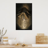 Wörter fallen poster (Küche)