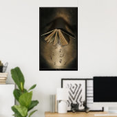 Wörter fallen poster (Heimbüro)