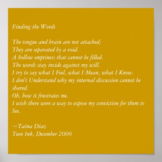 Wörter finden poster (Vorne)