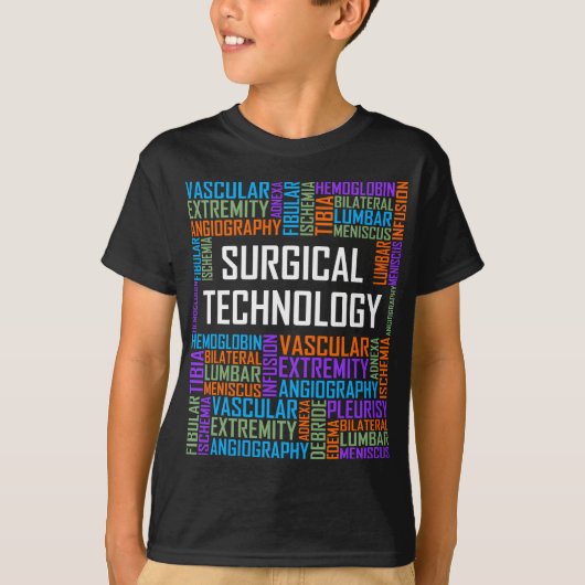 Wörter für die chirurgische Technologie geben dem T-Shirt (Vorderseite)