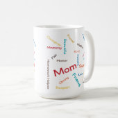Wörter für die Tasse der Mama (VorderseiteRechts)
