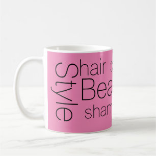 Wörter für Friseursalon, Schürze Kaffeetasse