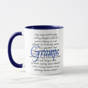 Wörter für Gramps Tasse