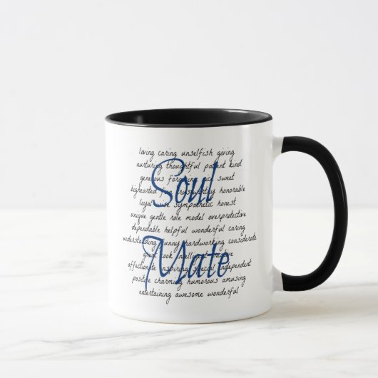 Wörter für Soul Mate Tasse (Rechts)