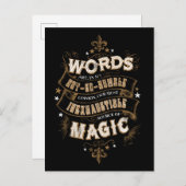 Wörter Harry Potter-Bann-| sind das unser meiste Postkarte (Vorne/Hinten)