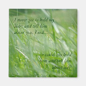 Wörter heilen für verletzende Mütter Magnet (Vorne)