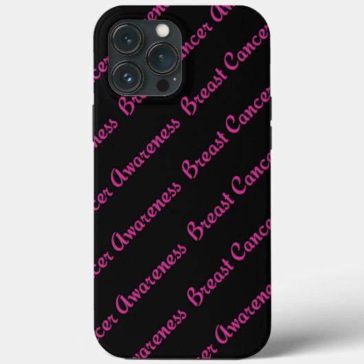 Wörter/Hintergrundbilder... Brustkrebs Case-Mate iPhone Hülle (Rückseite)