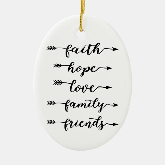 Wörter Keramik Ornament (Vorne)