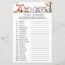 Wörter knistern | Woodland Animals Showspiele