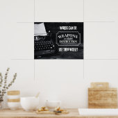 Wörter können Massenvernichtungswaffen sein - takt Poster (Küche)